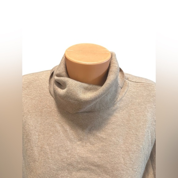 NEW Talbots Women's Plus Size 2X Camel Turtleneck Sweater Quiet Luxury Stretch - Picture 4 of 9